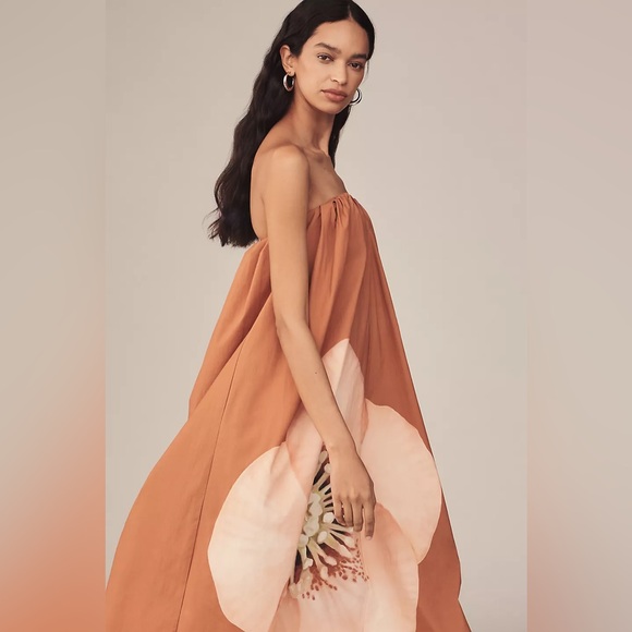 Significant Other Shiloh Maxi Dress Tangerine Rose Size 4 NWT - Picture 3 of 10